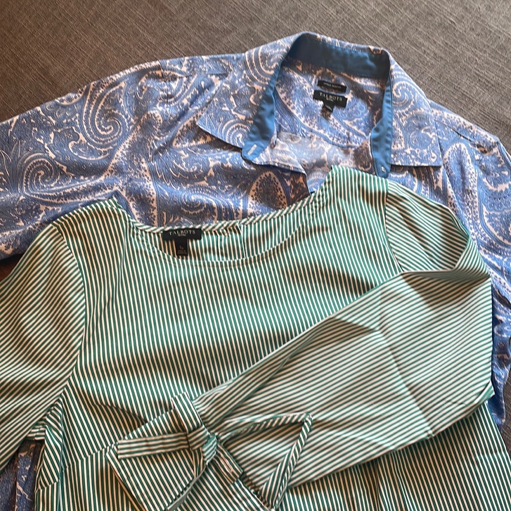 2 Talbots blouses